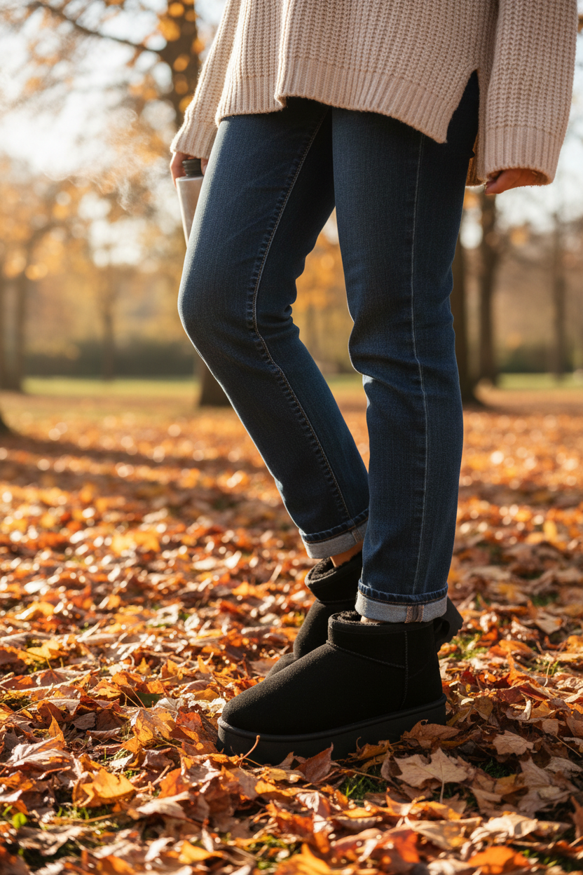 Botín Furor Para Mujer Australiana Plataforma 06176 Furor Botas Furor Calzado con Estilo en México