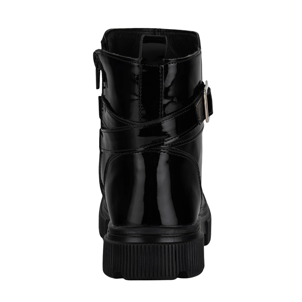 Botín Hebilla Ajustable Urbano Charol Para Niña 09276
