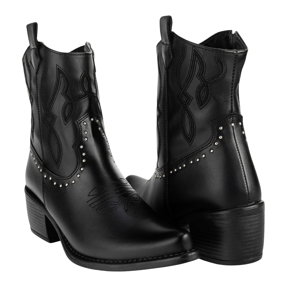 Botín Vaquero Estoperoles Para Mujer Dominiq 09280 Dominiq General Dominiq Calzado con Estilo en México