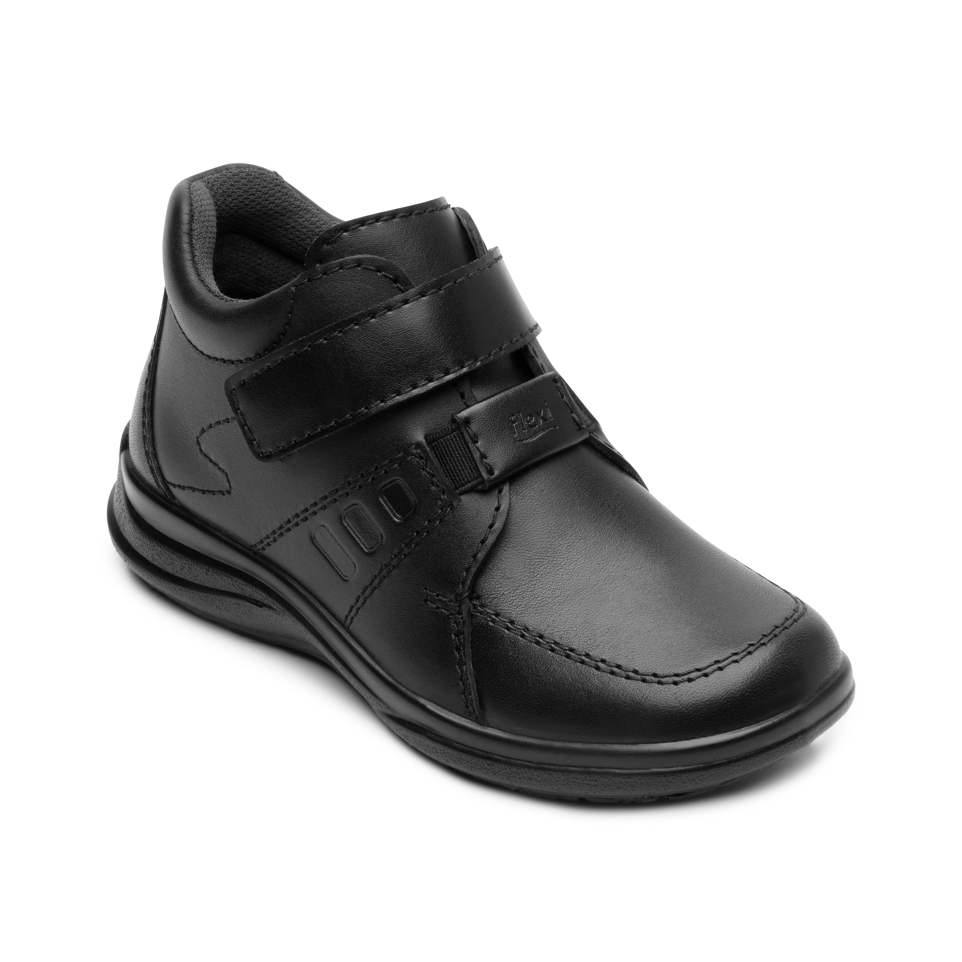 Botín Velcro Negro Niño Flexi 04187