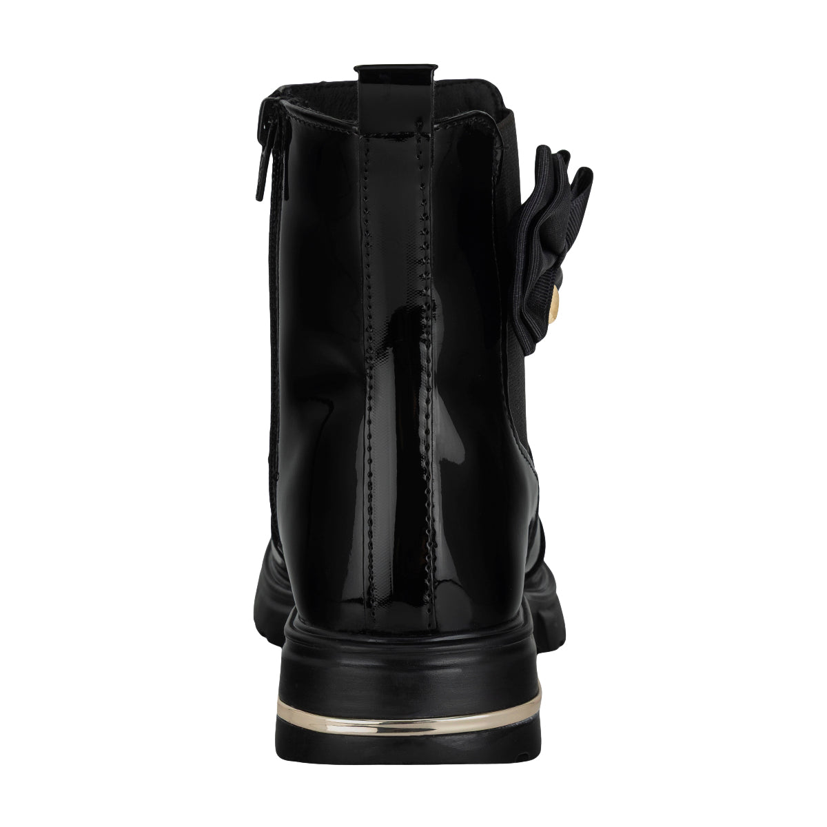 Botín de Charol Moño Para Niña Yuyin 09335 Yuyin Botas Yuyin Calzado con Estilo en México