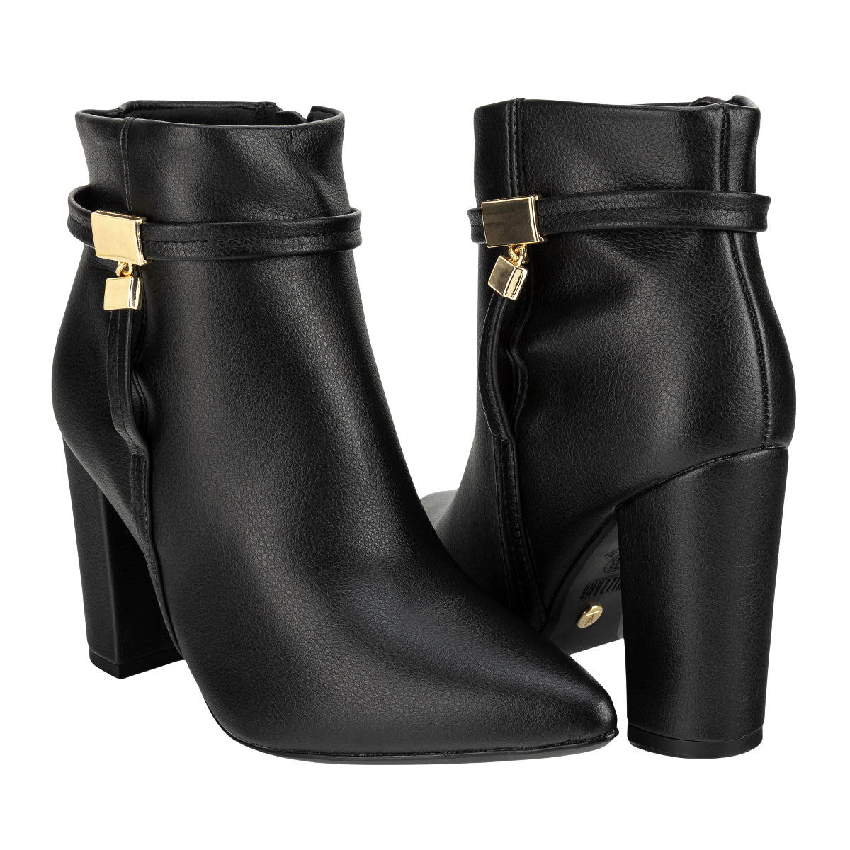 Botines Elegantes Tacón Ancho Para Mujer Vizzano 07147