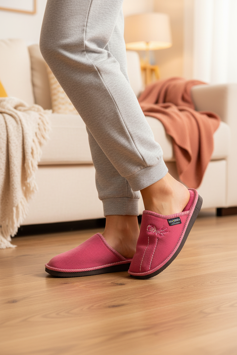 Pantufla Confort Abierta Para Mujer Extra Confort 00171