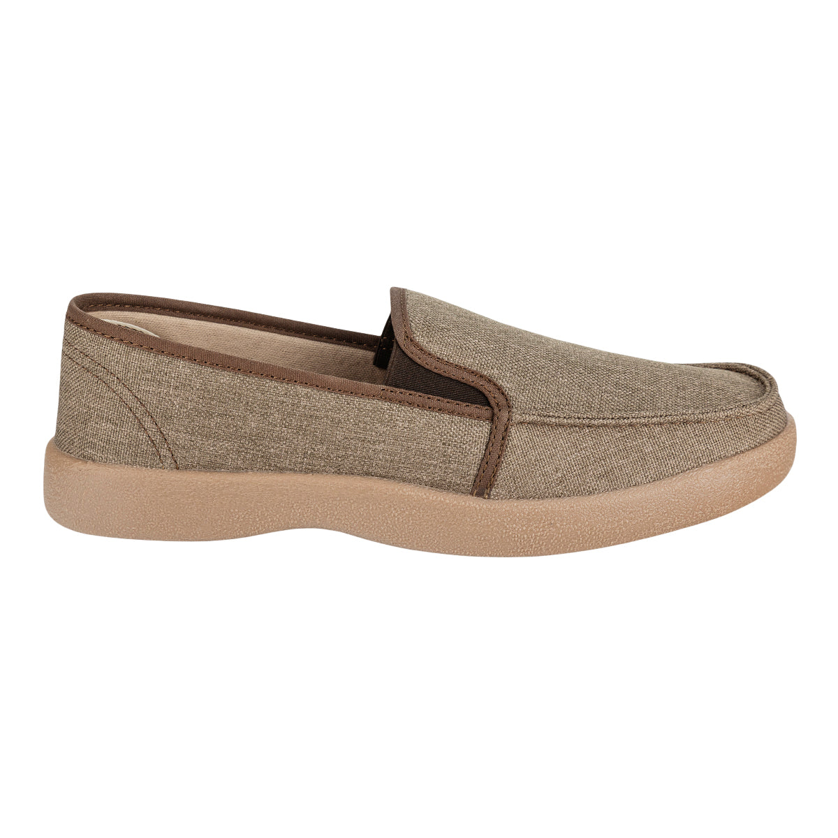 Pantufla Mocasín Slip-On Lona Para Hombre Tzirate 09507