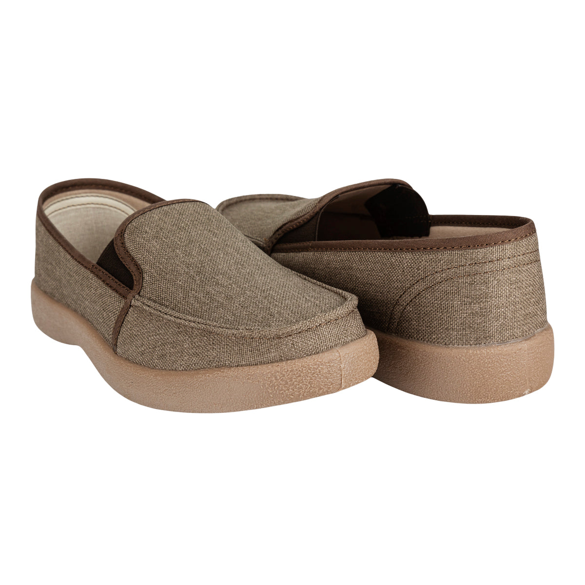 Pantufla Mocasín Slip-On Lona Para Hombre Tzirate 09507