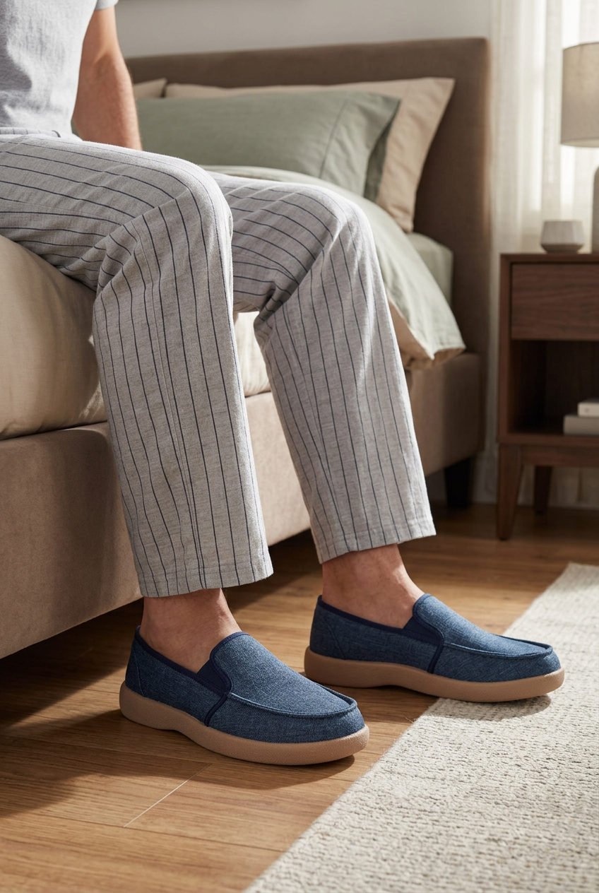 Pantufla Slip On Mocasín Deni Para Hombre Tzirate 09508