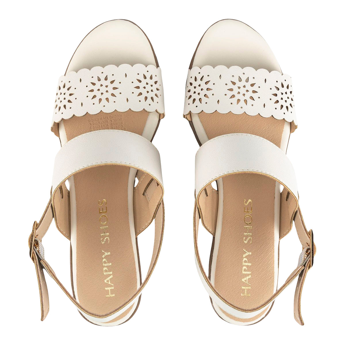 Sandalia Happy Shoes Para Mujer Calada 08414