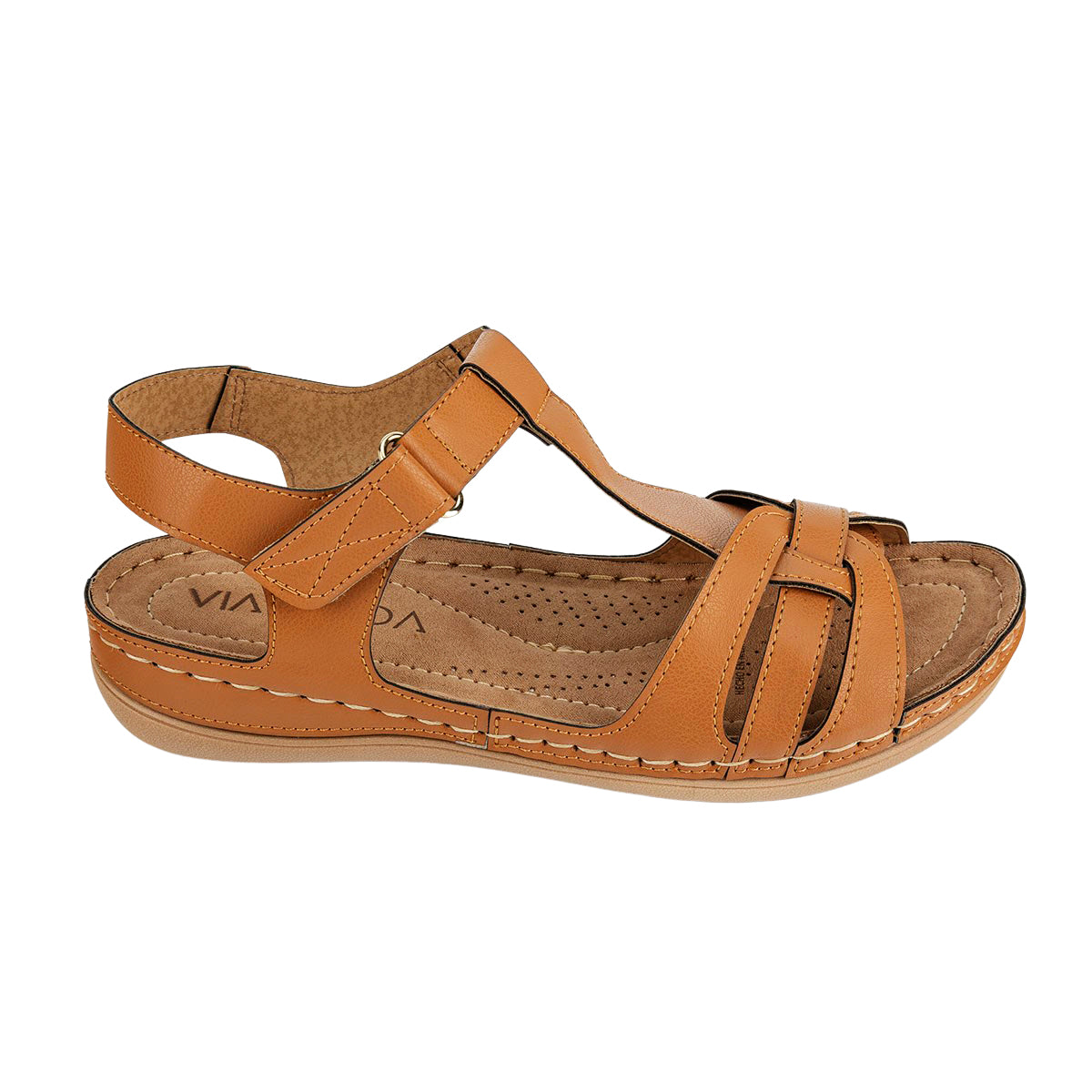 Sandalia Casual Cómoda Para Mujer Viamoda 05003 Viamoda Sandalias Viamoda Calzado con Estilo en México