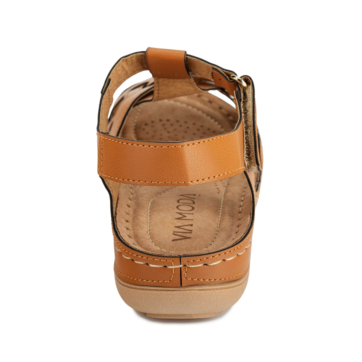 Sandalia Casual Cómoda Para Mujer Viamoda 05003 Viamoda Sandalias Viamoda Calzado con Estilo en México