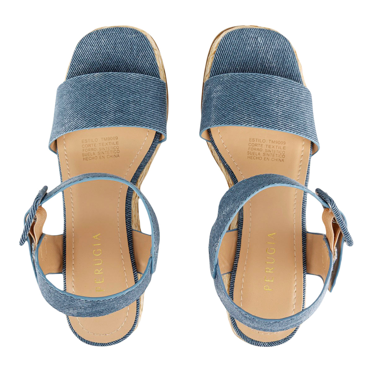 Sandalia Casual Cuña Para Mujer Perugia 07058 Perugia Sandalias Perugia Calzado con Estilo en México