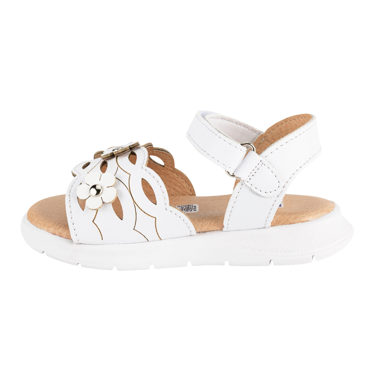 Sandalia Casual Floral Para Niña Happy Shoes 08468