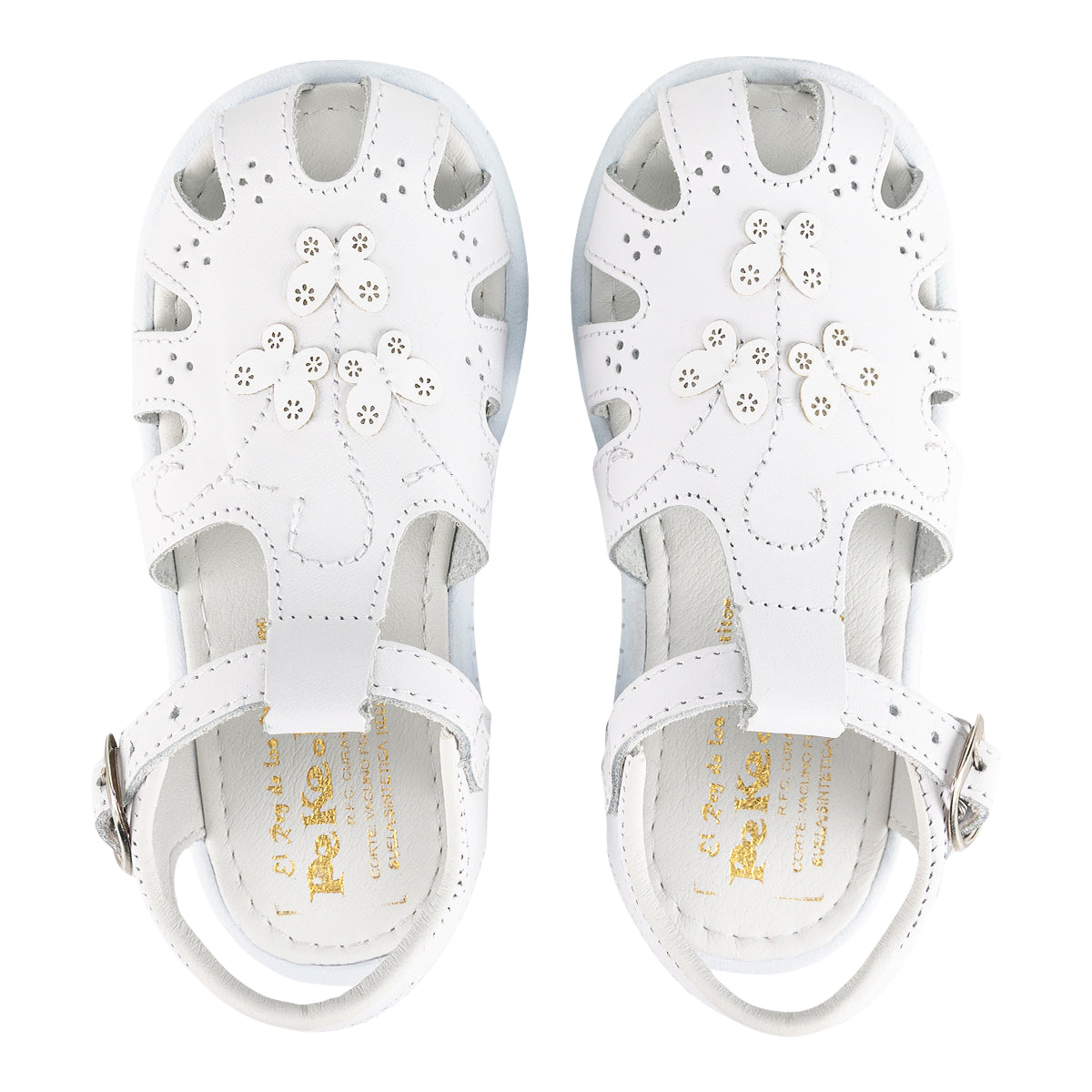 Sandalia Casual Mariposas Para Niña Peke Kids 08459