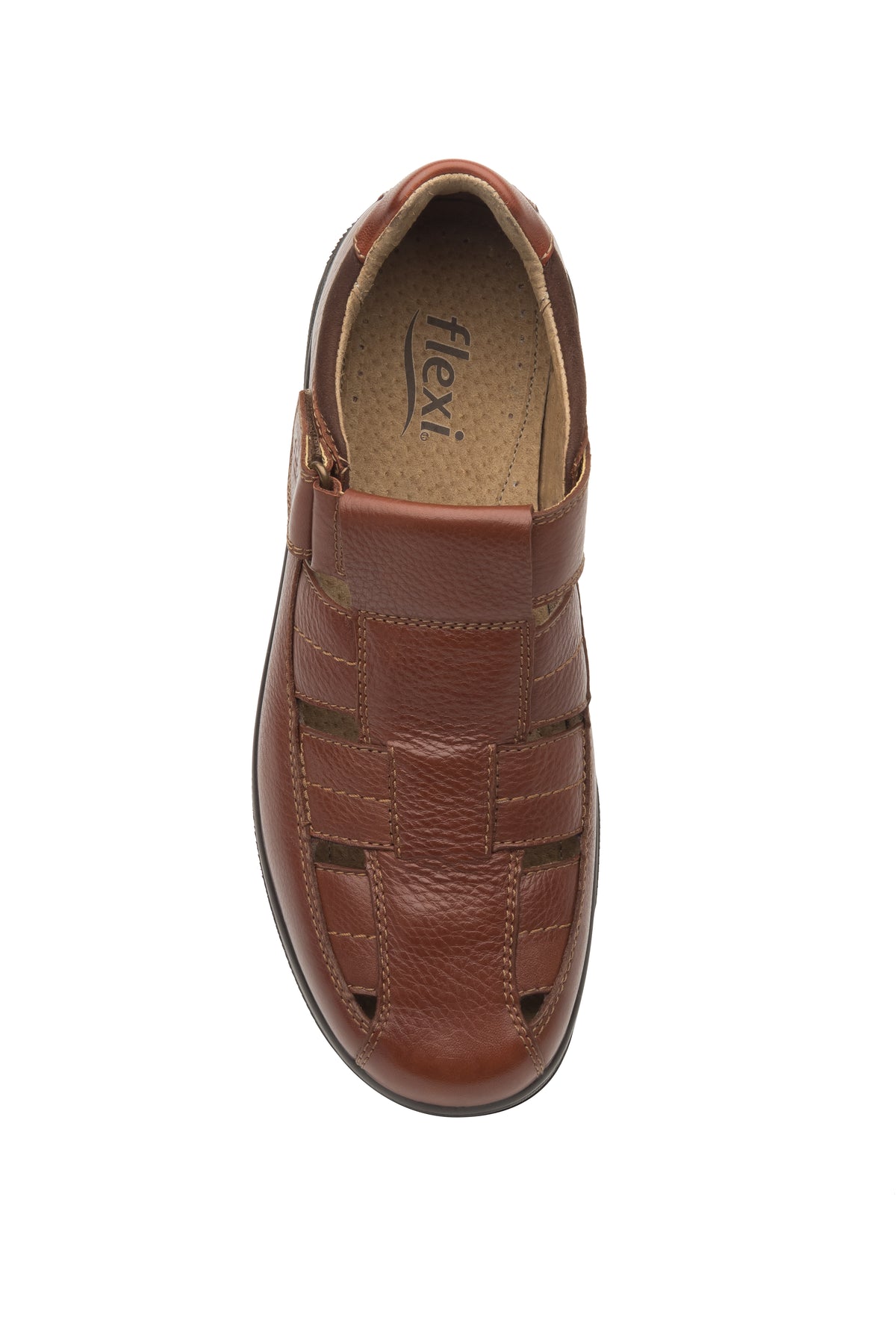 Sandalia Flexi Para Hombre Con Piel Graneada 00115-116 Flexi Sandalias Flexi Calzado con Estilo en México