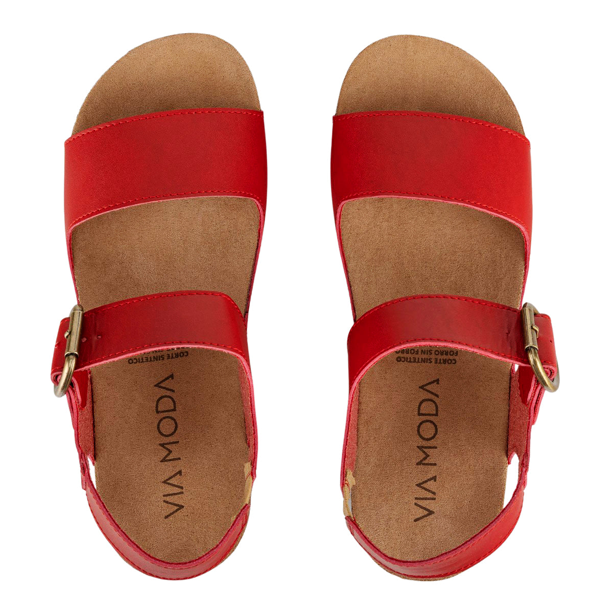 Sandalia Estilo Cuña Para Mujer Viamoda 06551 Viamoda Sandalias Viamoda Calzado con Estilo en México