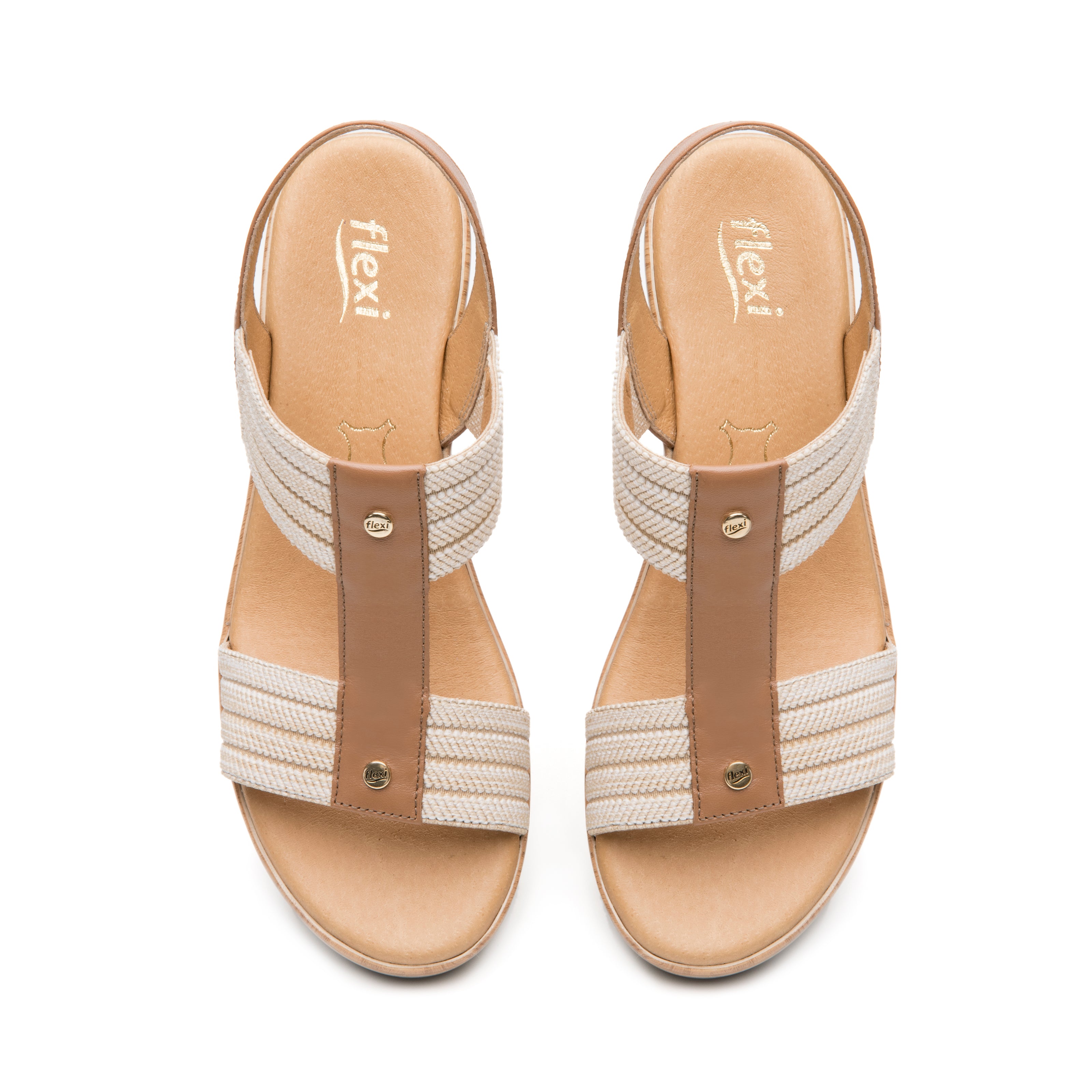 Sandalia Flexi Para Mujer Casual Plataforma 08586-08587