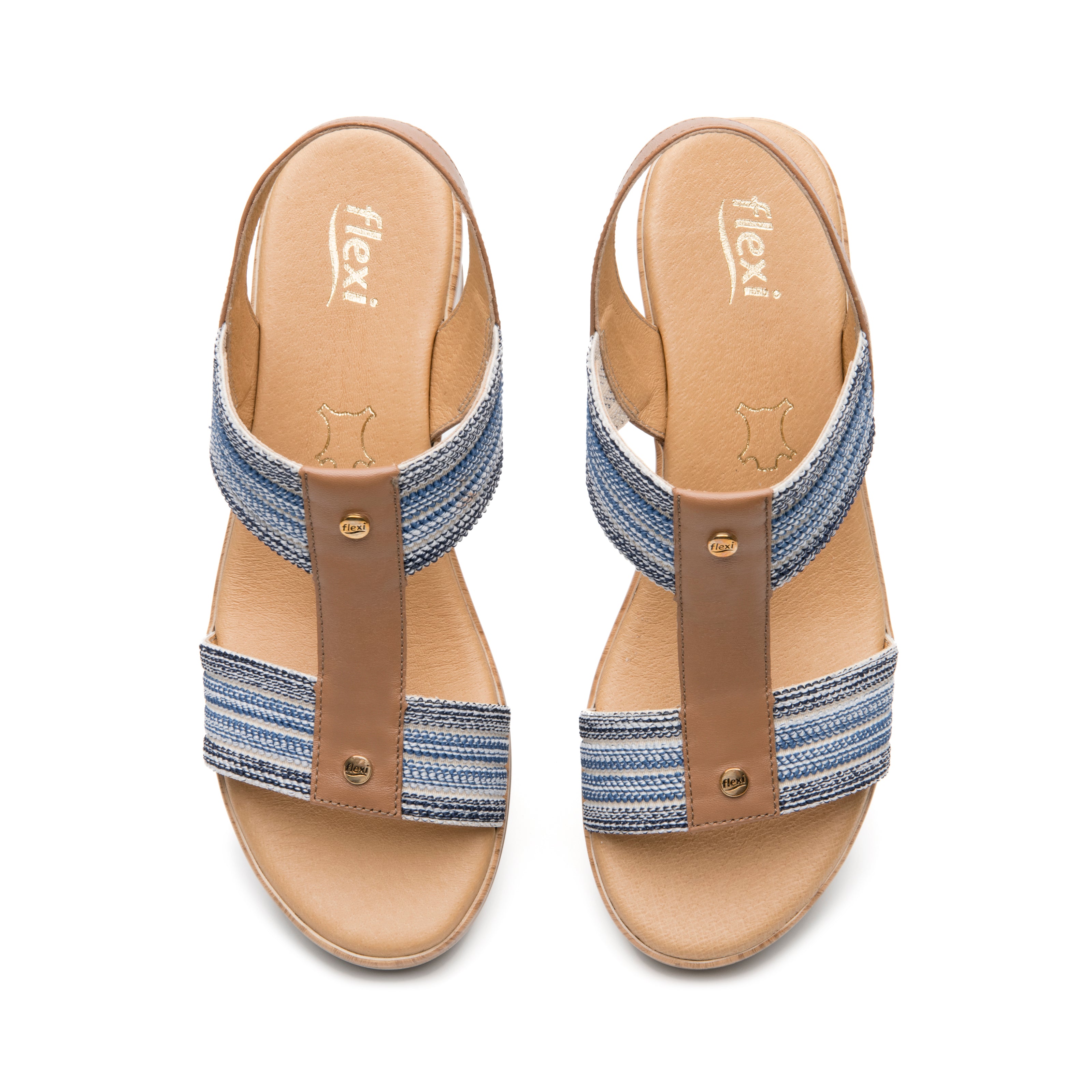 Sandalia Flexi Para Mujer Casual Plataforma 08586-08587