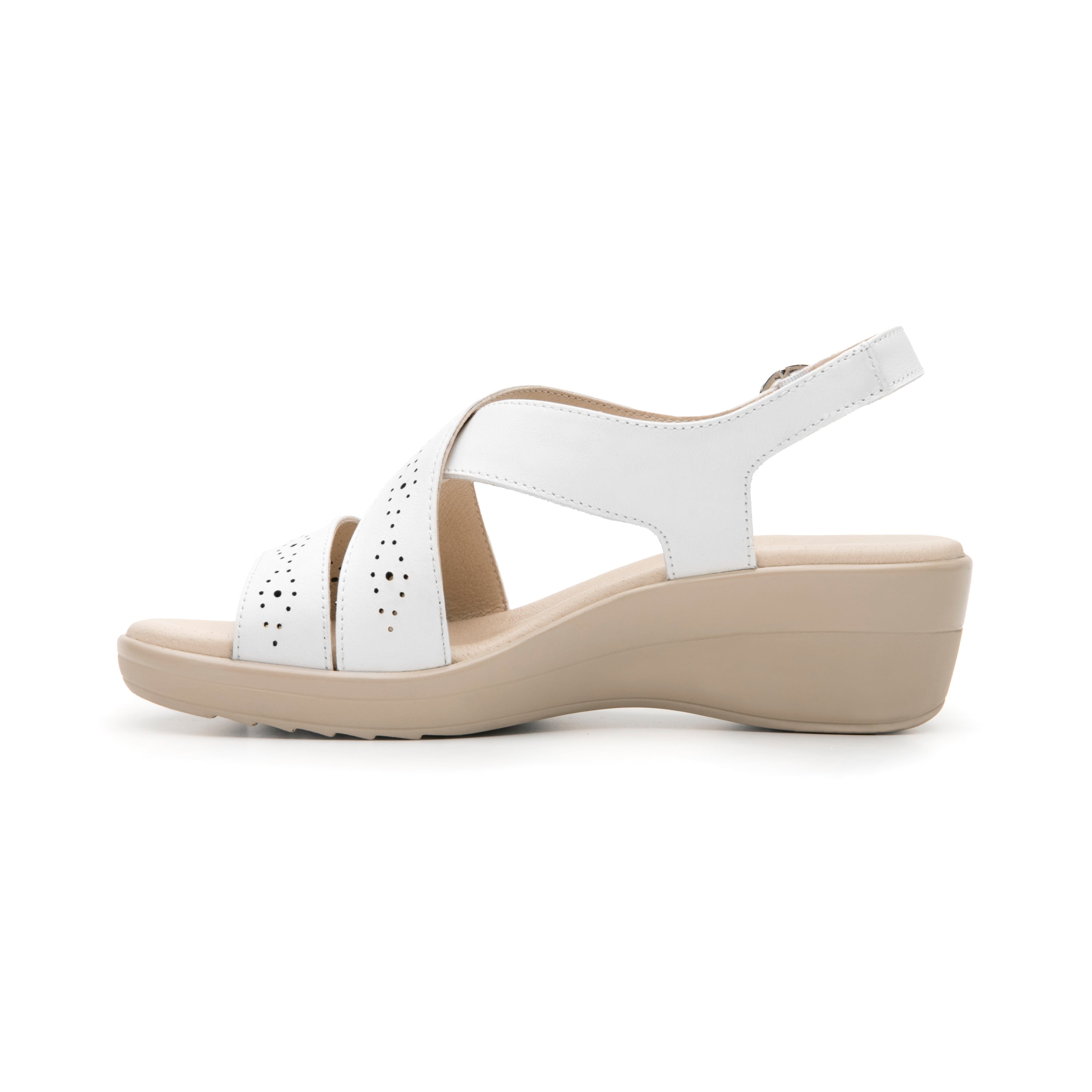 Sandalia Flexi Para Mujer Cuña Baja 08588-08589