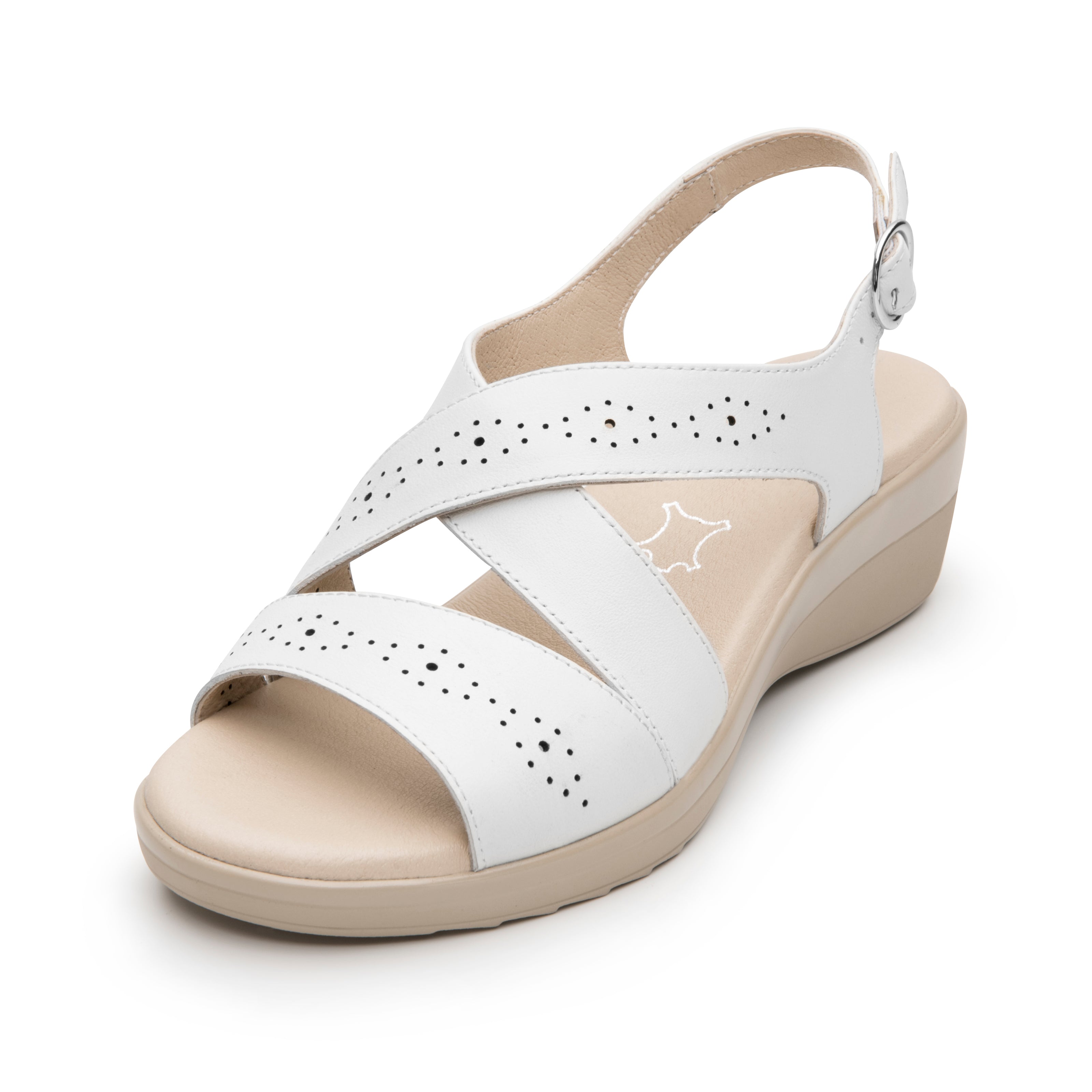 Sandalia Flexi Para Mujer Cuña Baja 08588-08589