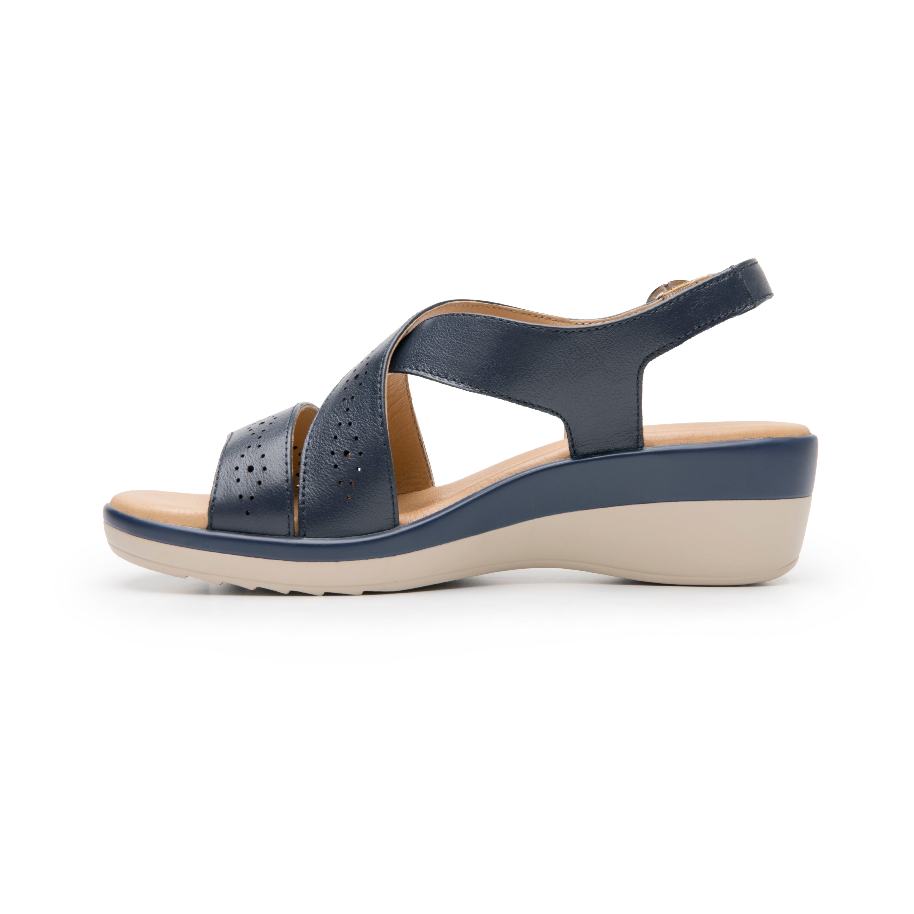 Sandalia Flexi Para Mujer Cuña Baja 08588-08589