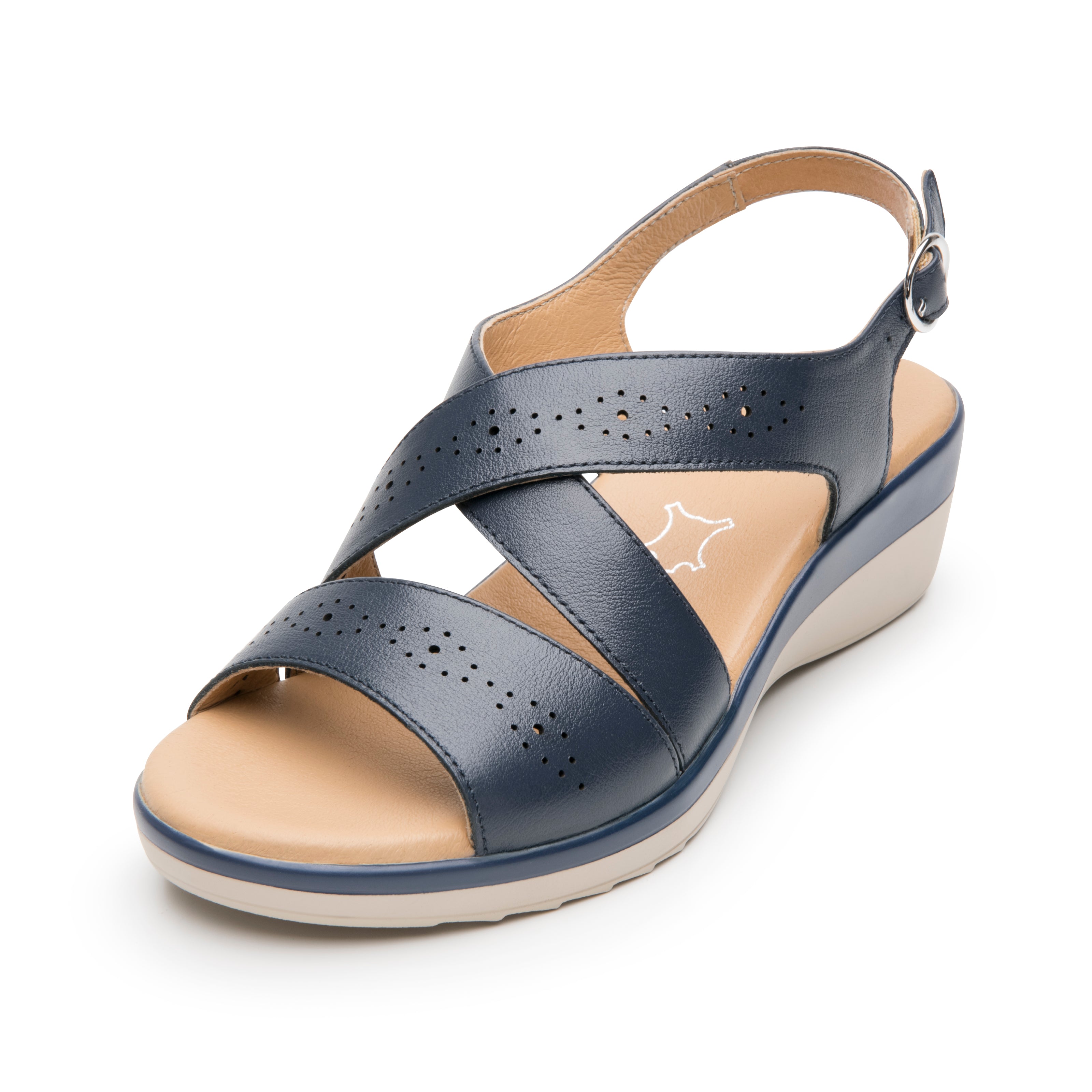 Sandalia Flexi Para Mujer Cuña Baja 08588-08589