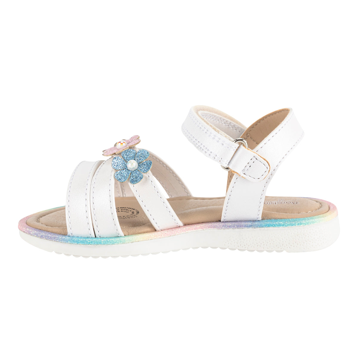 Sandalia Bambino Para Niña Flores 08481