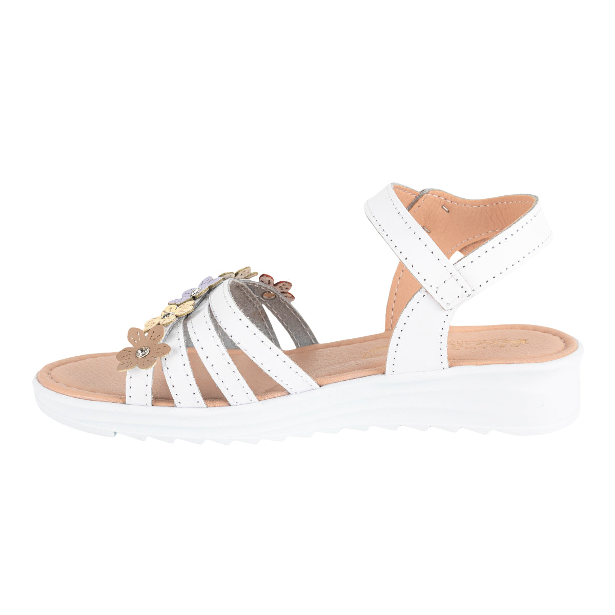 Sandalia Plana Casual Para Niña Peke Kids 08461 Peke Kids Sandalias Peke Kids Calzado con Estilo en México