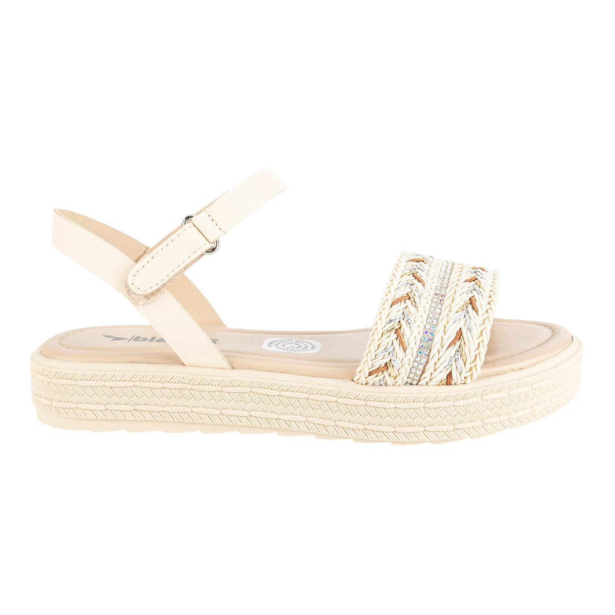 Sandalia Platform Trenzada Para Nina Blasito 08552
