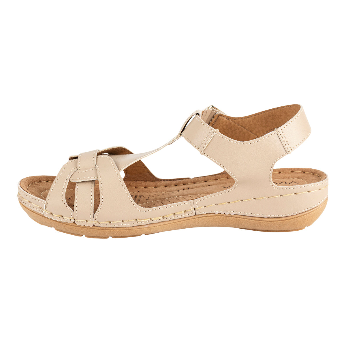 Sandalia Romelia Tiras Para Mujer Viamoda 08477 Viamoda Sandalias Viamoda Calzado con Estilo en México
