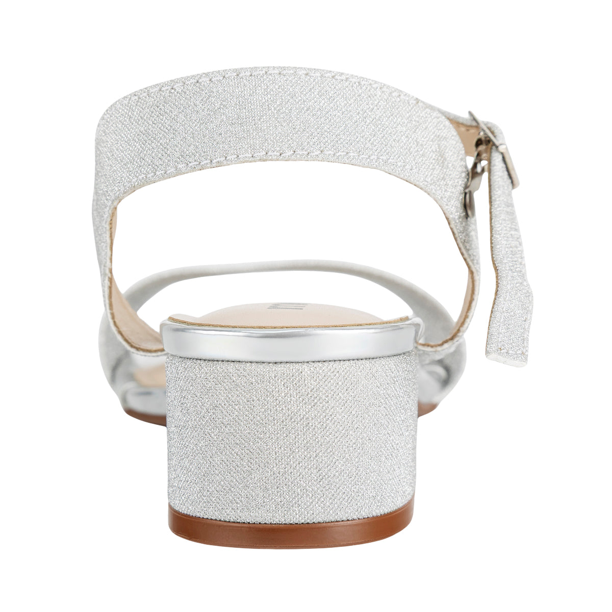 Sandalia Silver Glitter Para Mujer Moleca 08130-31