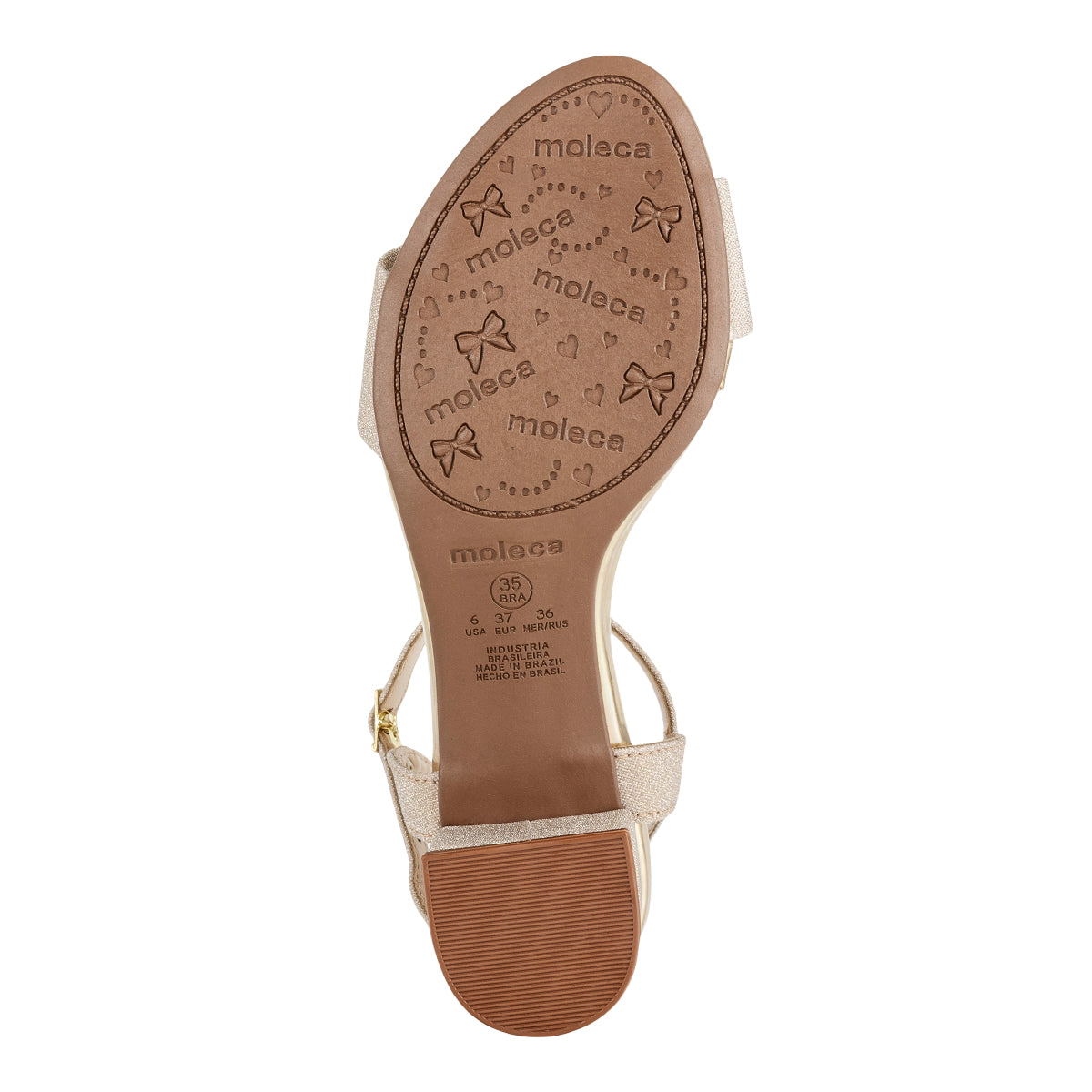 Sandalia Silver Glitter Para Mujer Moleca 08130-31