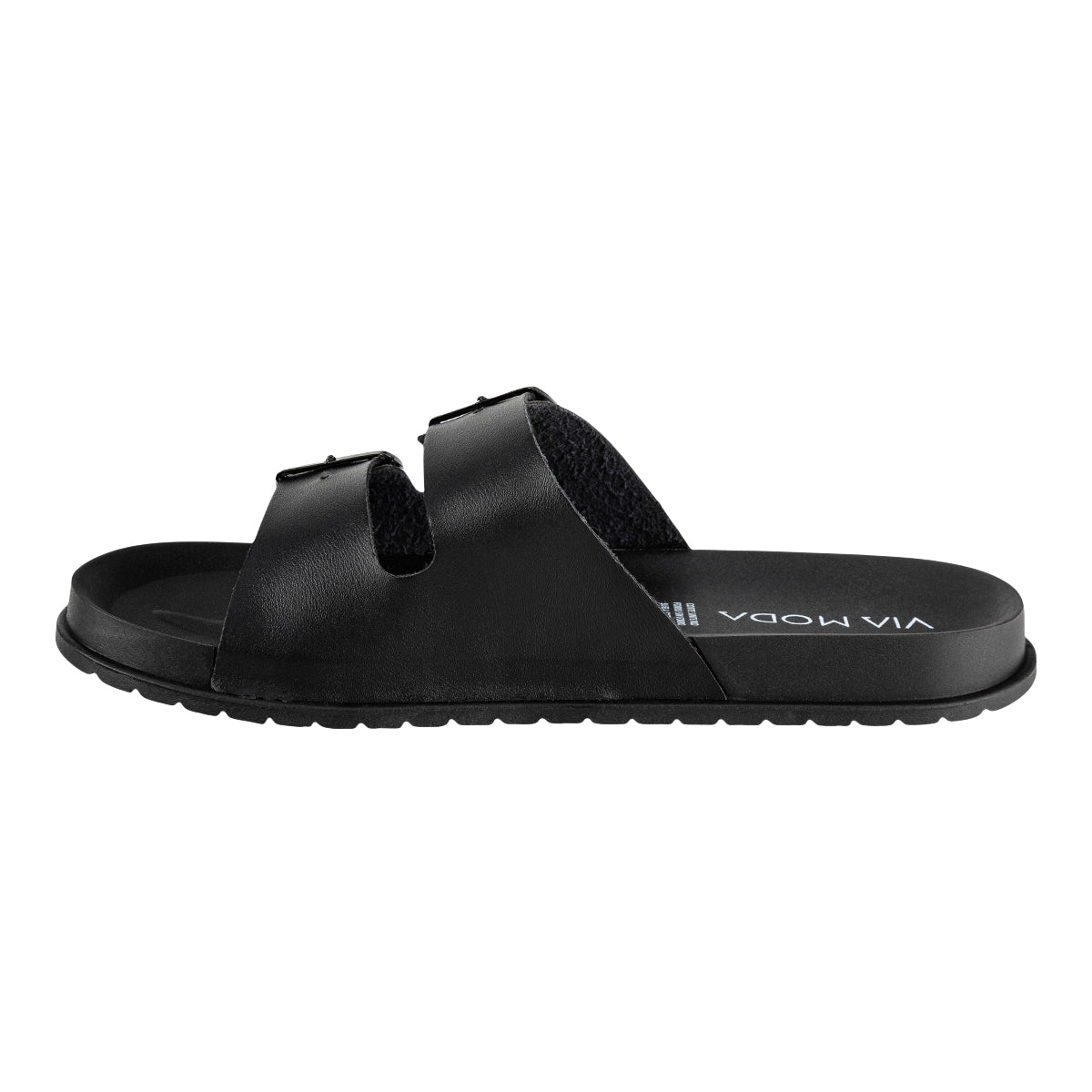 Sandalia Slide Hebilla Para Hombre Viamoda 08480