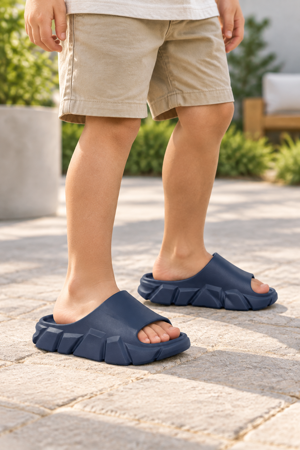 Sandalia Slide Urbana Para Niño Elega 08564 Elega Sandalias Elega Calzado con Estilo en México