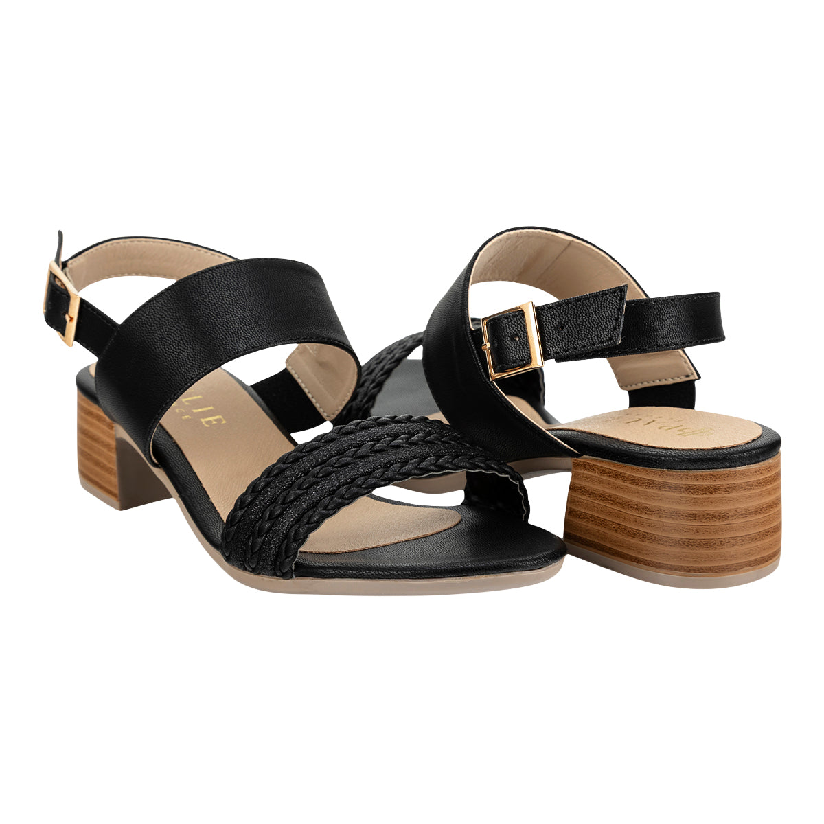 Sandalia Tacón Bloque Casual Para Mujer Paulie 08430