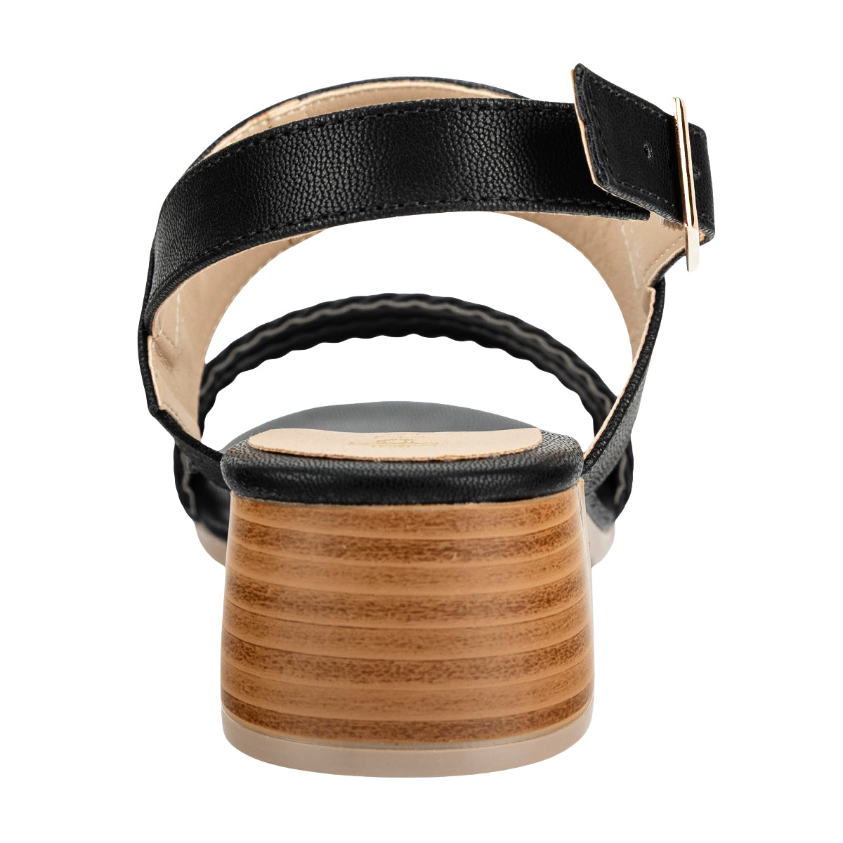 Sandalia Tacón Bloque Casual Para Mujer Paulie 08430