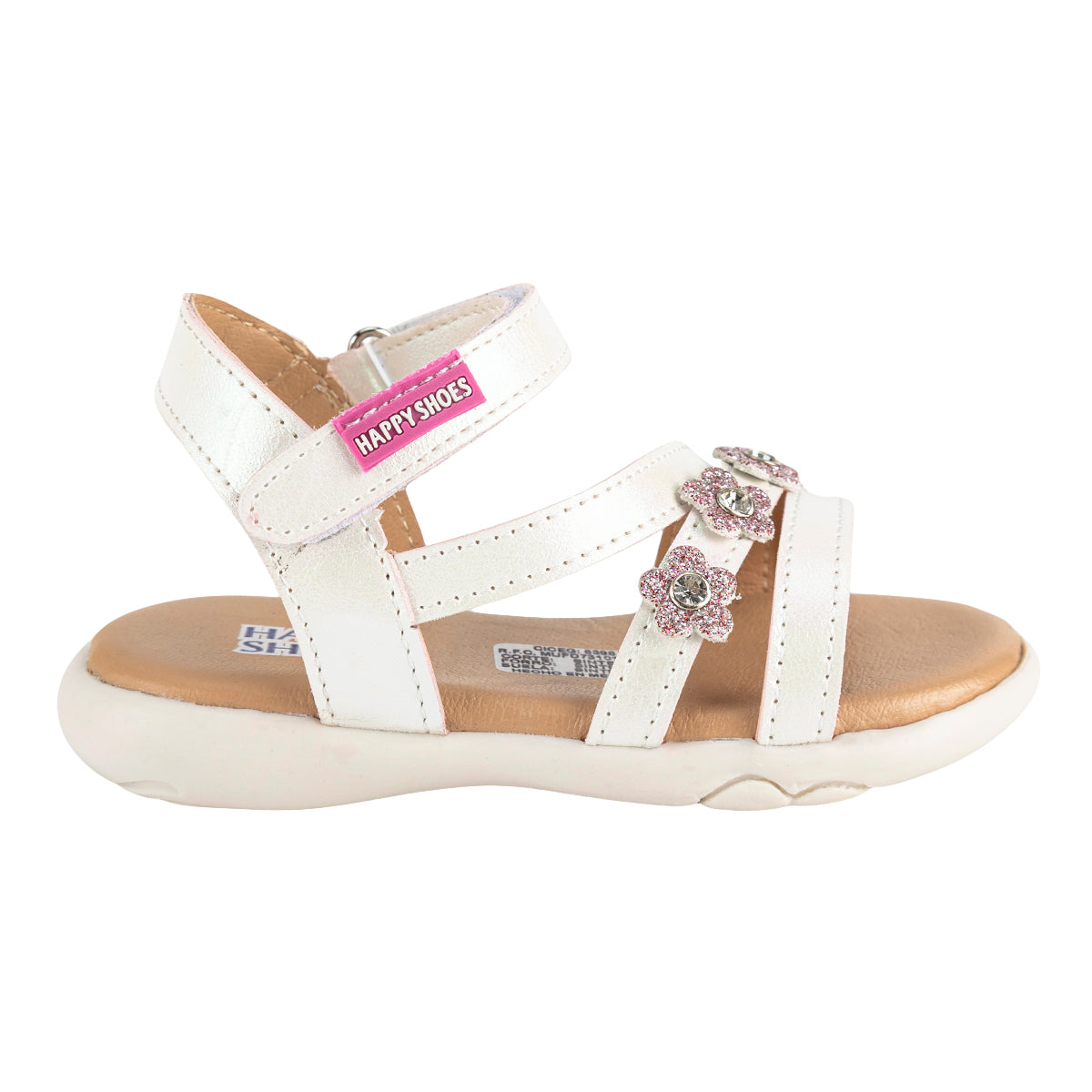 Sandalias Tornasoladas Para Niña Happy Shoes 08467