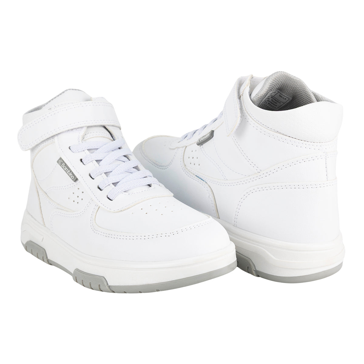 Tenis Bambino Para Jr Niño Bota Blanco Escolar 08924