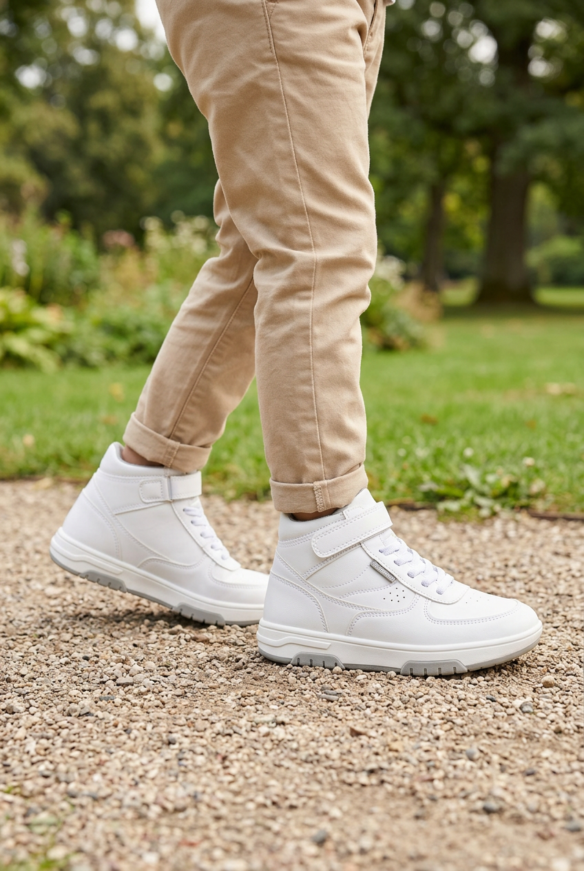 Tenis Bambino Para Jr Niño Bota Blanco Escolar 08924