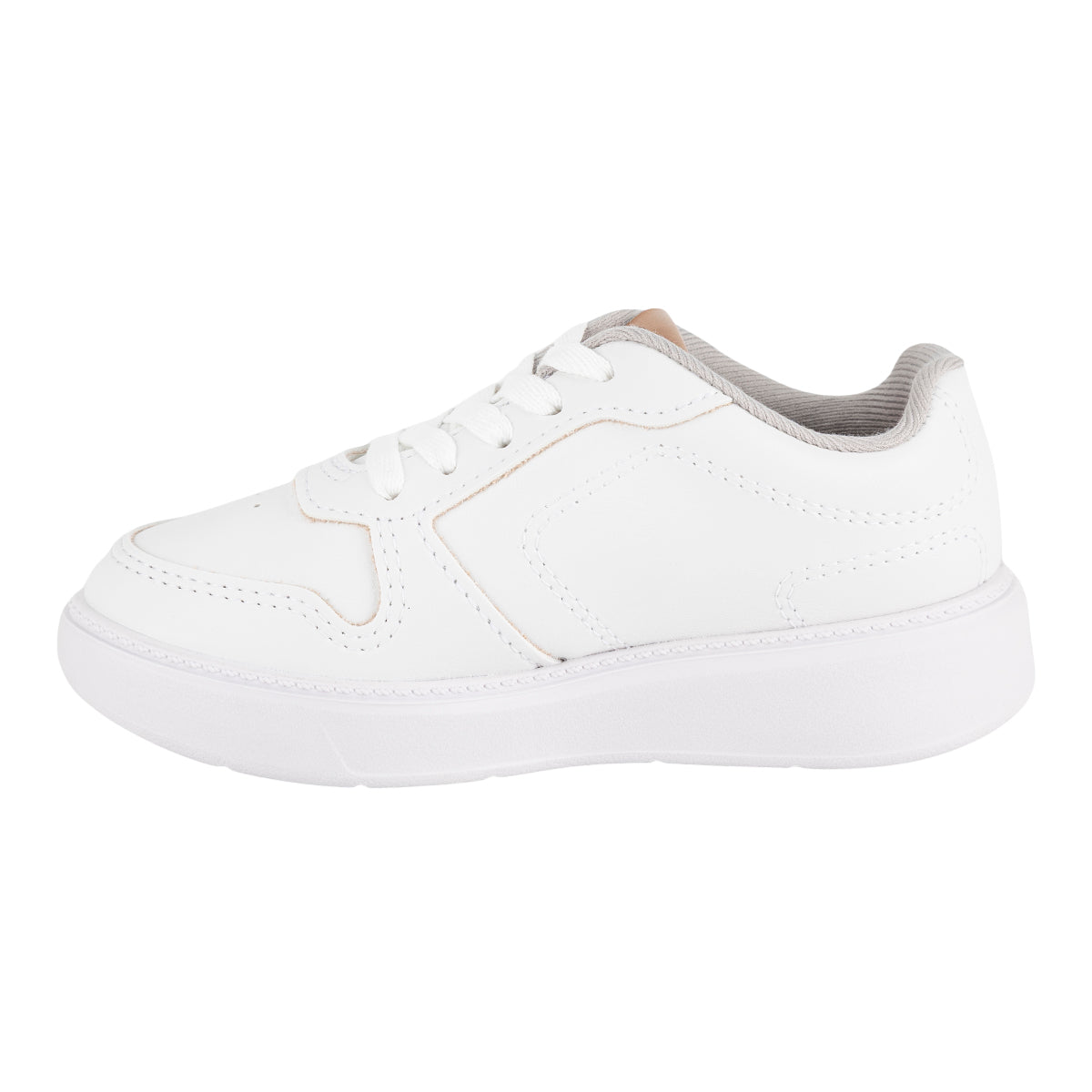 Tenis Blancos Escolar Confort Para Niño Molekinho 08933
