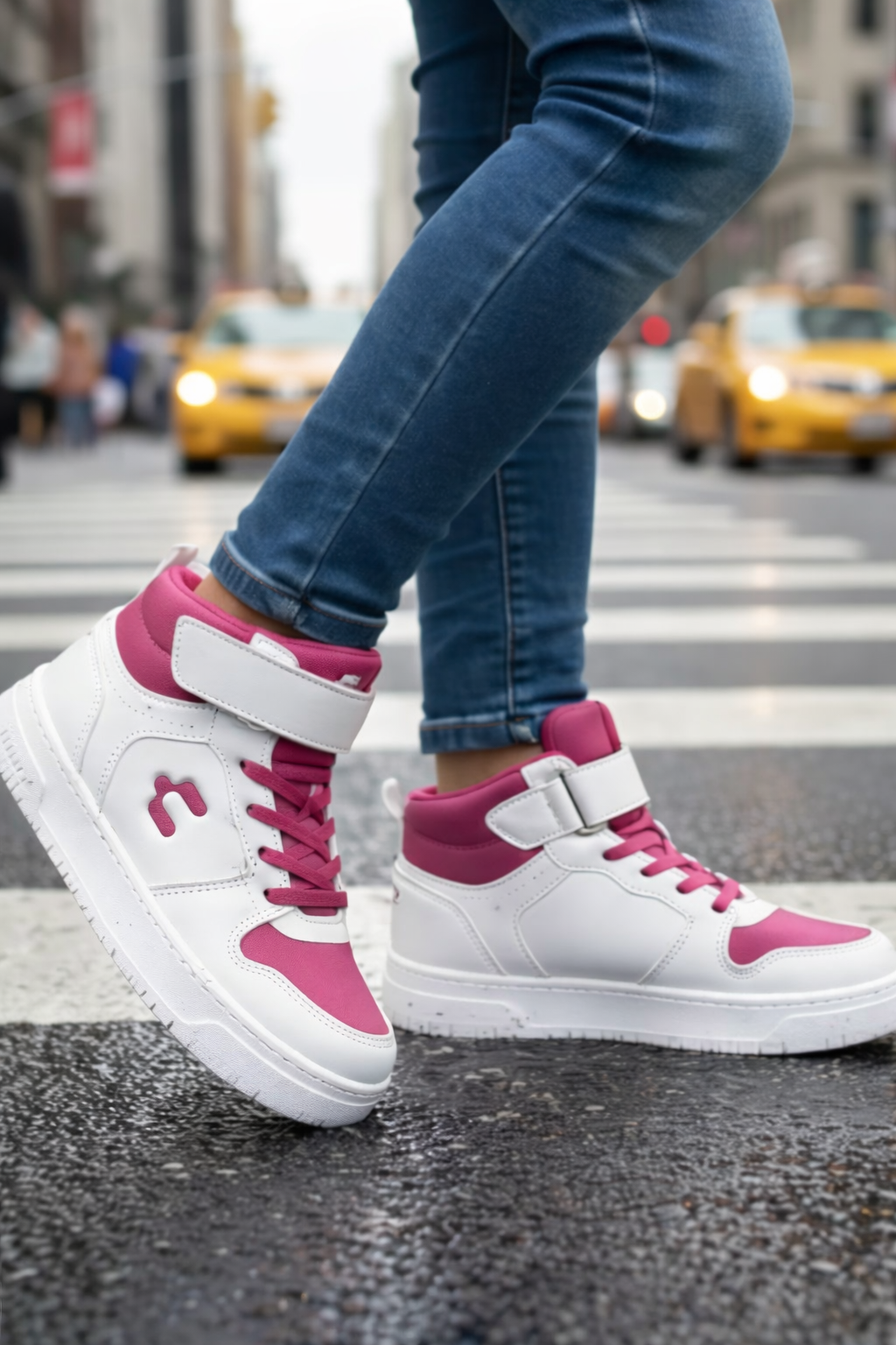 Tenis Botita Hig Top Casual Para Niña Charly 08758