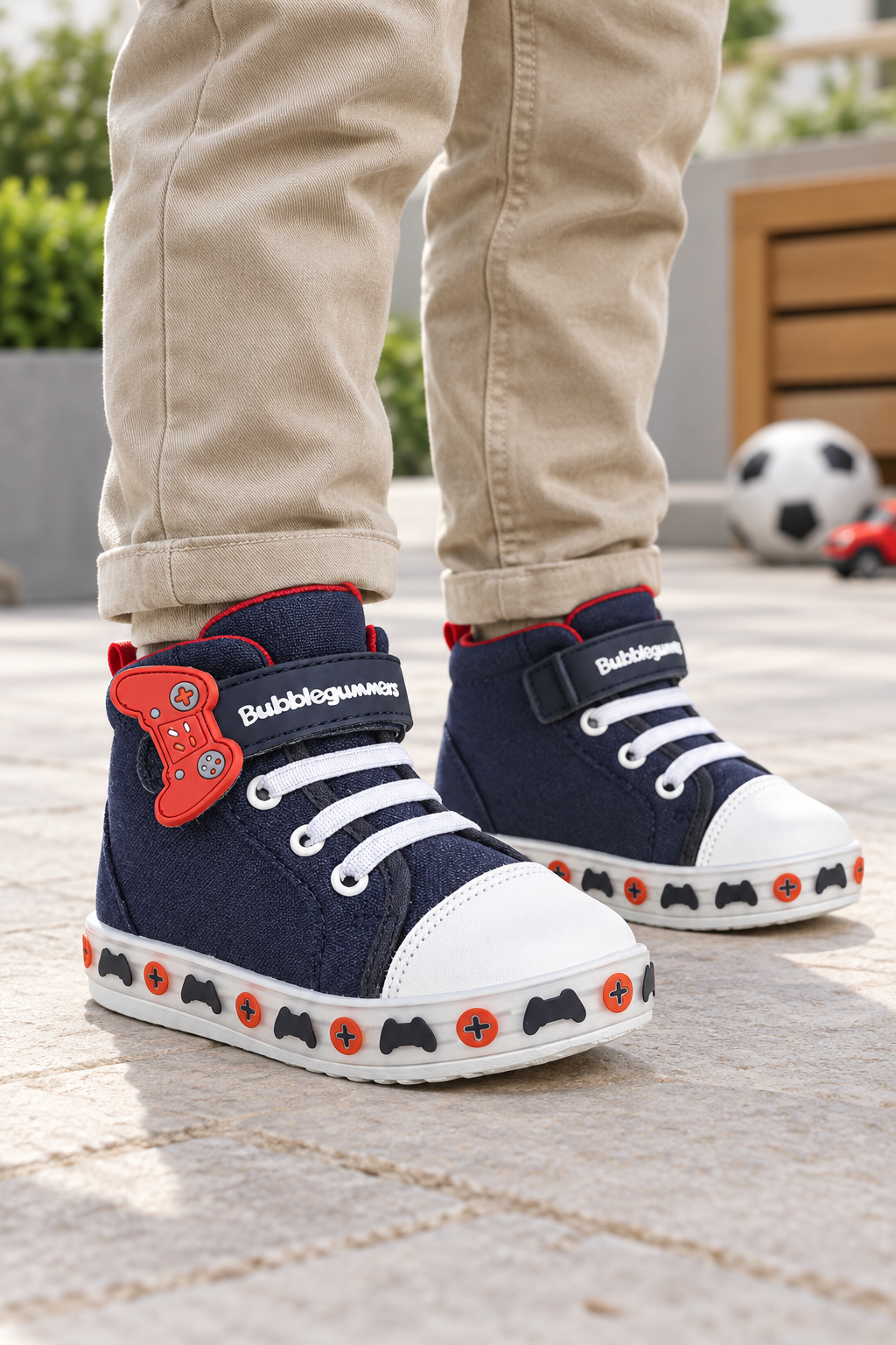 Tenis Bubble Gummers Para Niño Gamer Luces Led 09482