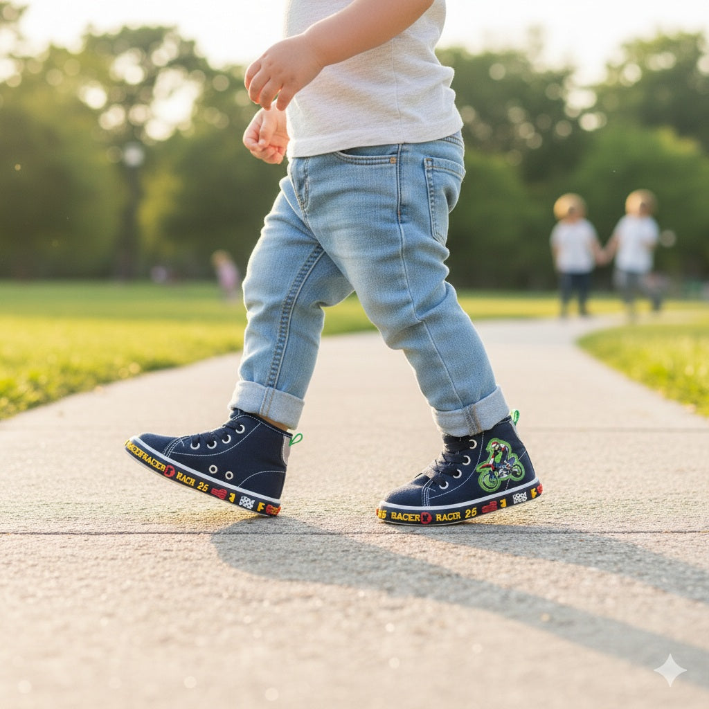 Tenis Casual Motociclista Para Bebé Gonay Kids 02189