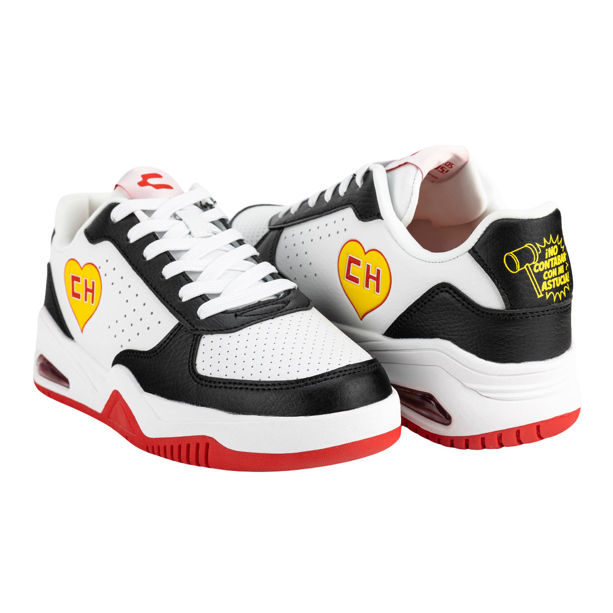 Tenis Charly Chapulín Colorado BcoNg Para Hombre 09113