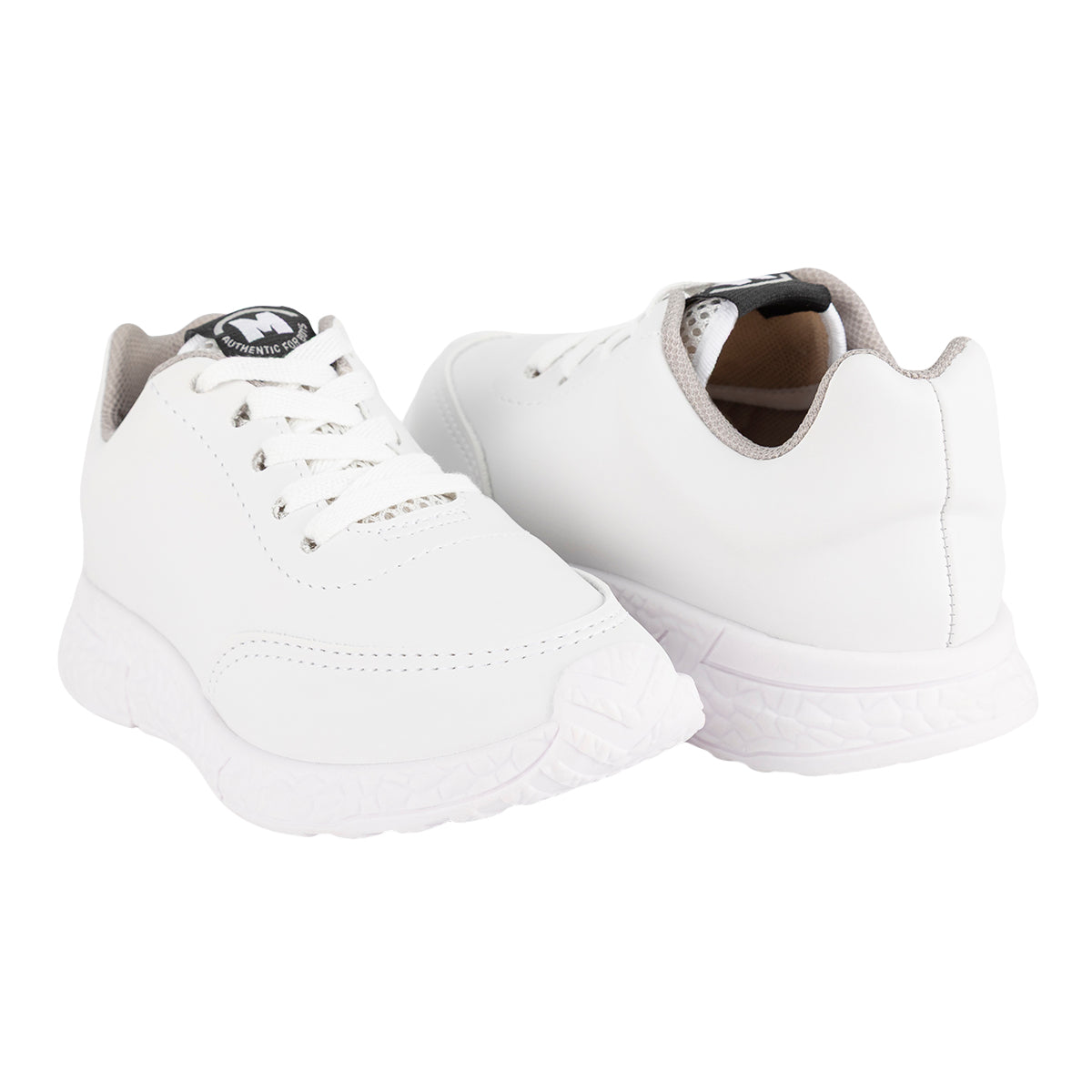 Tenis Blancos Escolar Deportivo Para Niño Molekinho 08935