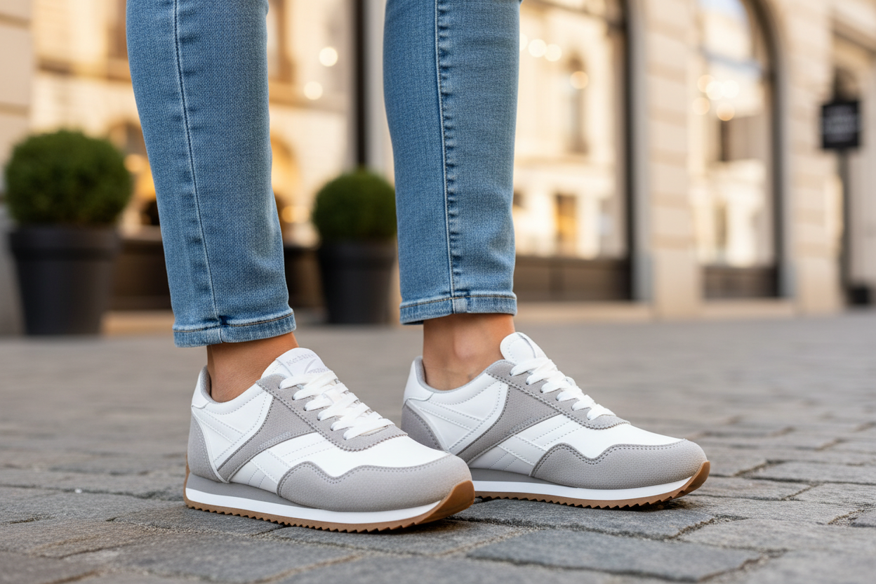 Tenis Detalle Gamuza Para Mujer Gosh 08700