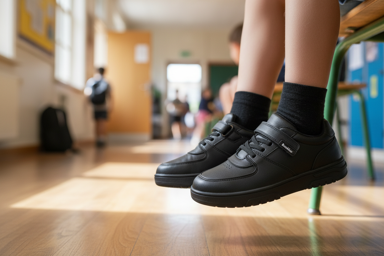 Tenis Escolar Bambino Para Niño Velcro-Cordones 08928