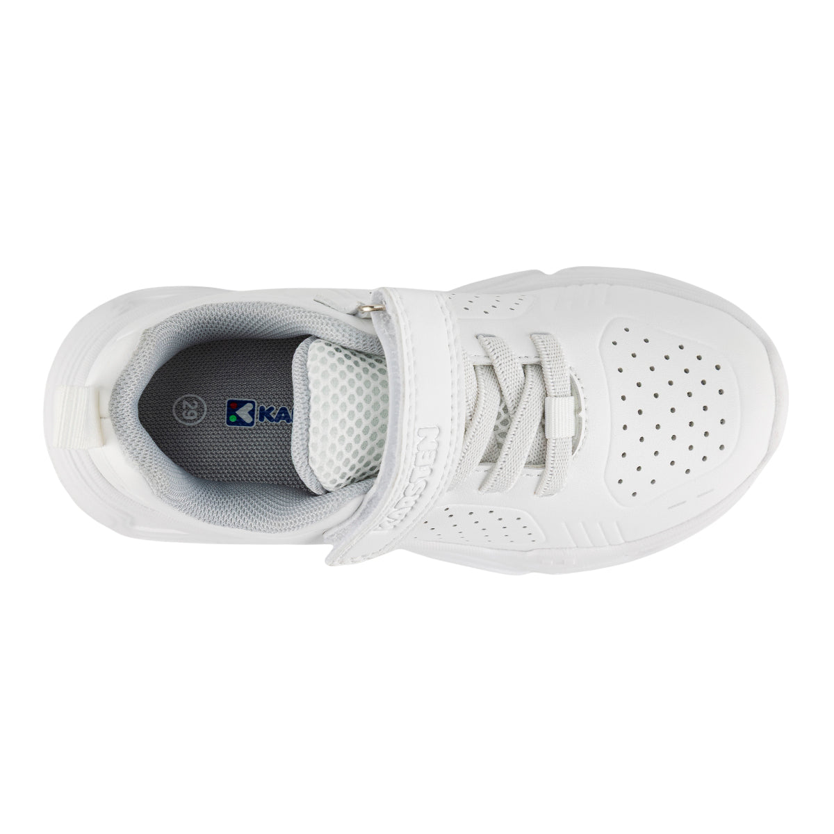 Tenis Escolar Blanco Para Niño Karsten 09420
