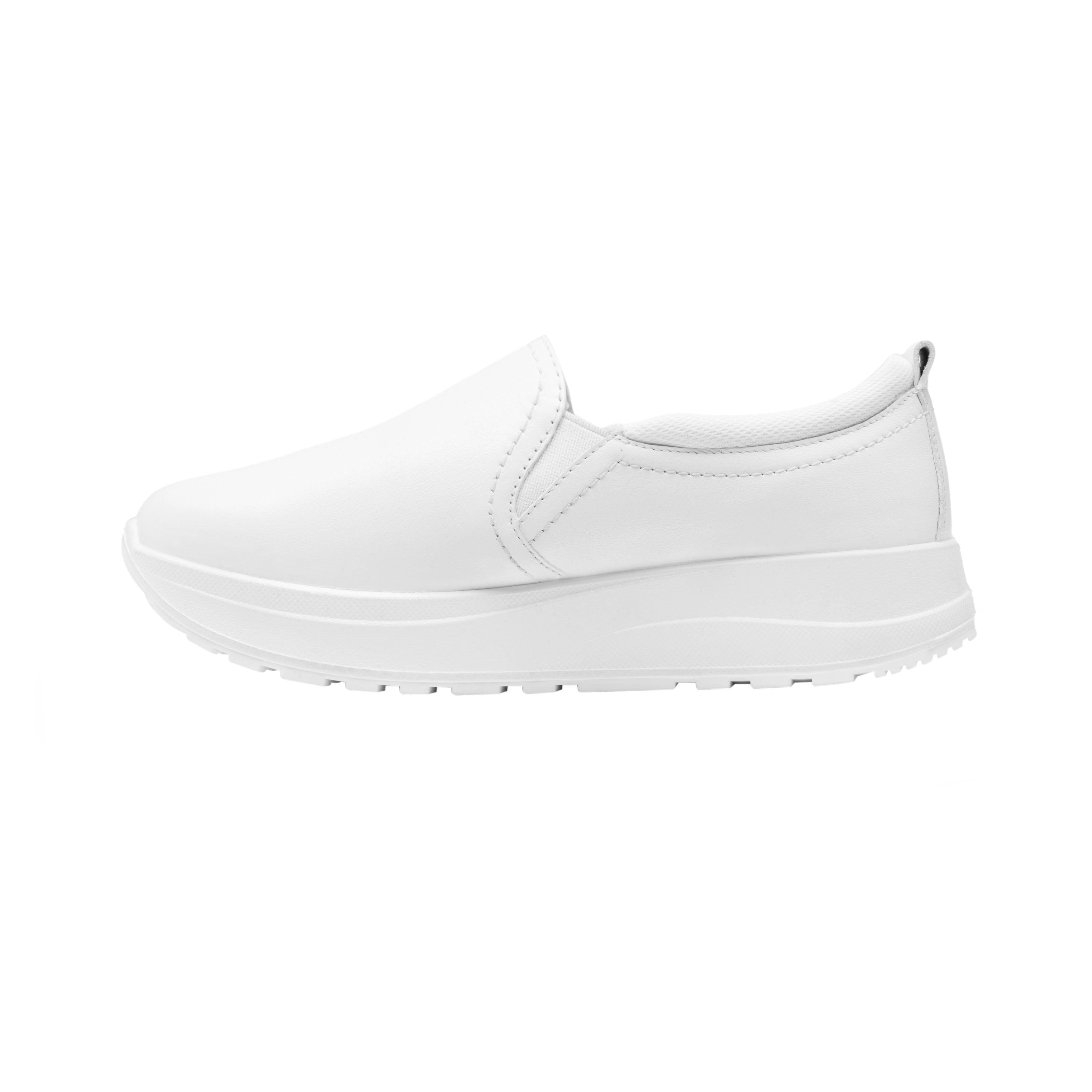 Tenis Flexi Blancos Para Mujer Slip On 04246