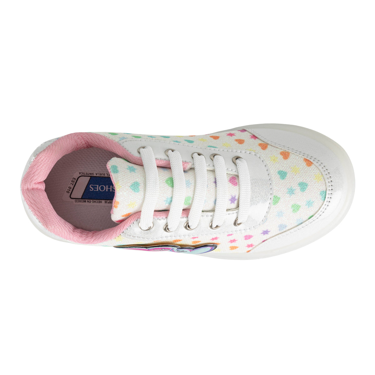 Tenis Happy Shoes Para Niña Corazón Luces Led 09061