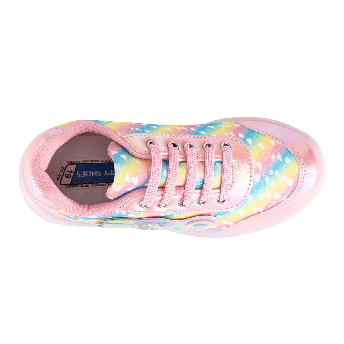Tenis Happy Shoes Para Niña Unicornio Mágico 09063