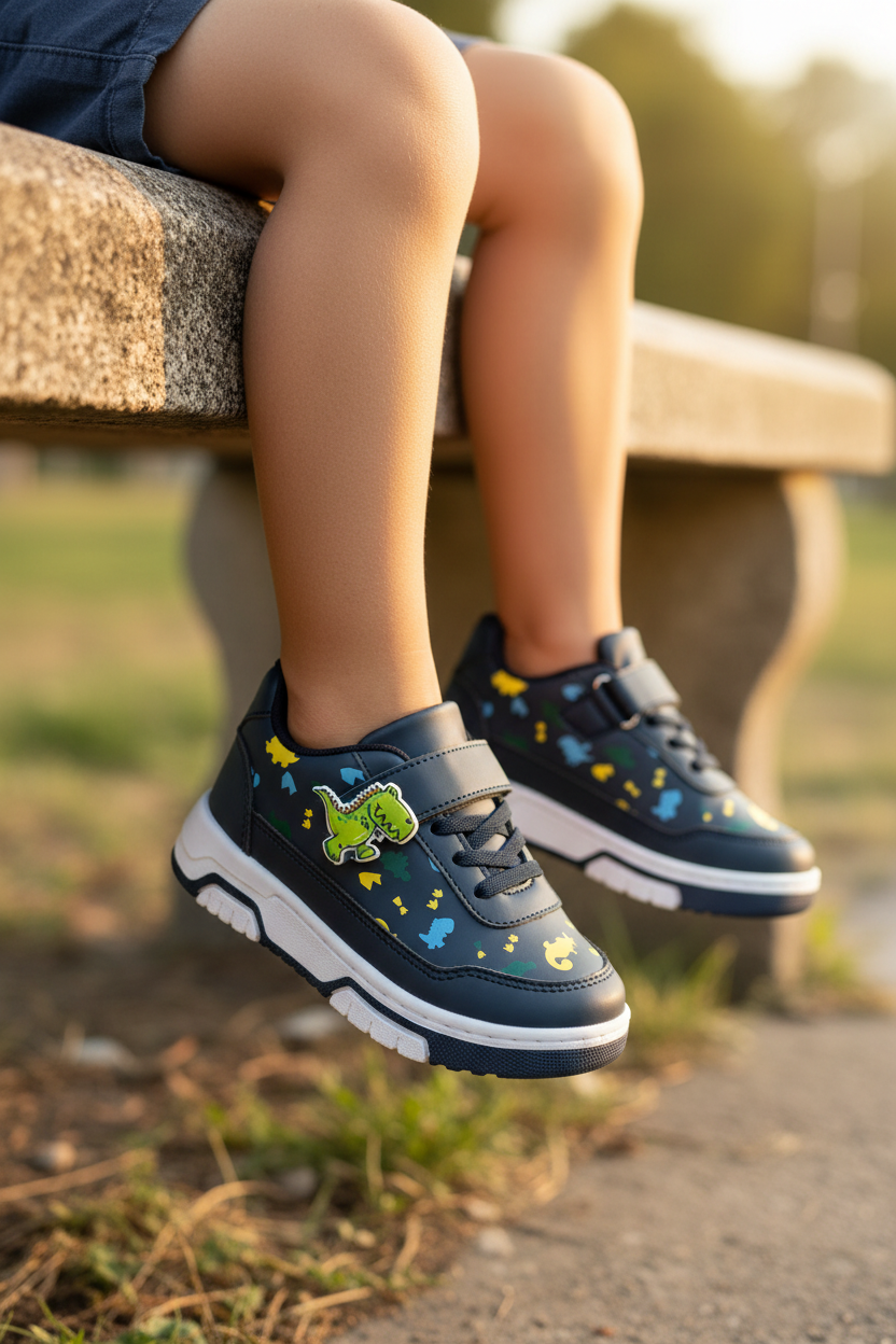 Tenis Happy Shoes T-Rex Dinosaurio Para Niño 09079